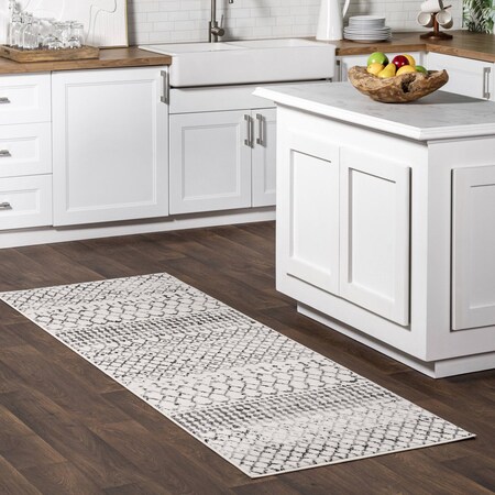 Nuloom Zola Geometric Moroccan Area Rug 2ft 8in x 8ft ECRK11A-2808